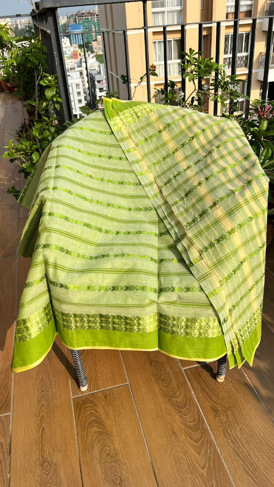 Green starched Dhonekhali