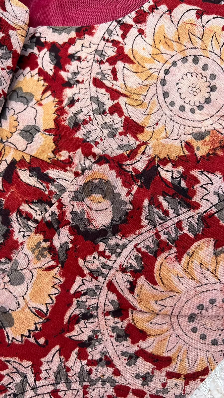 Kalamkari Red