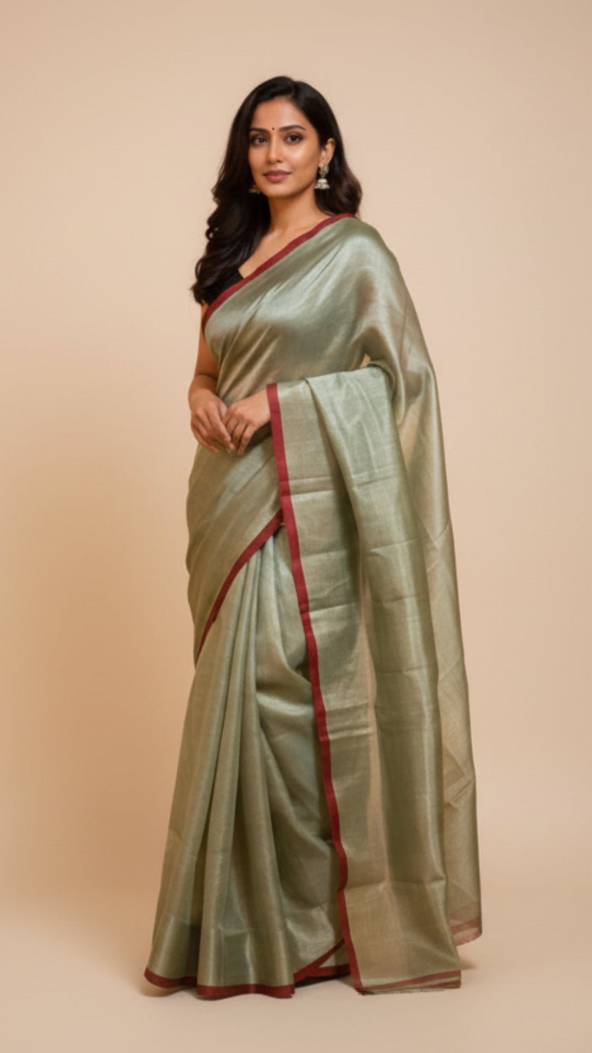 Tissue Cotton Sarees