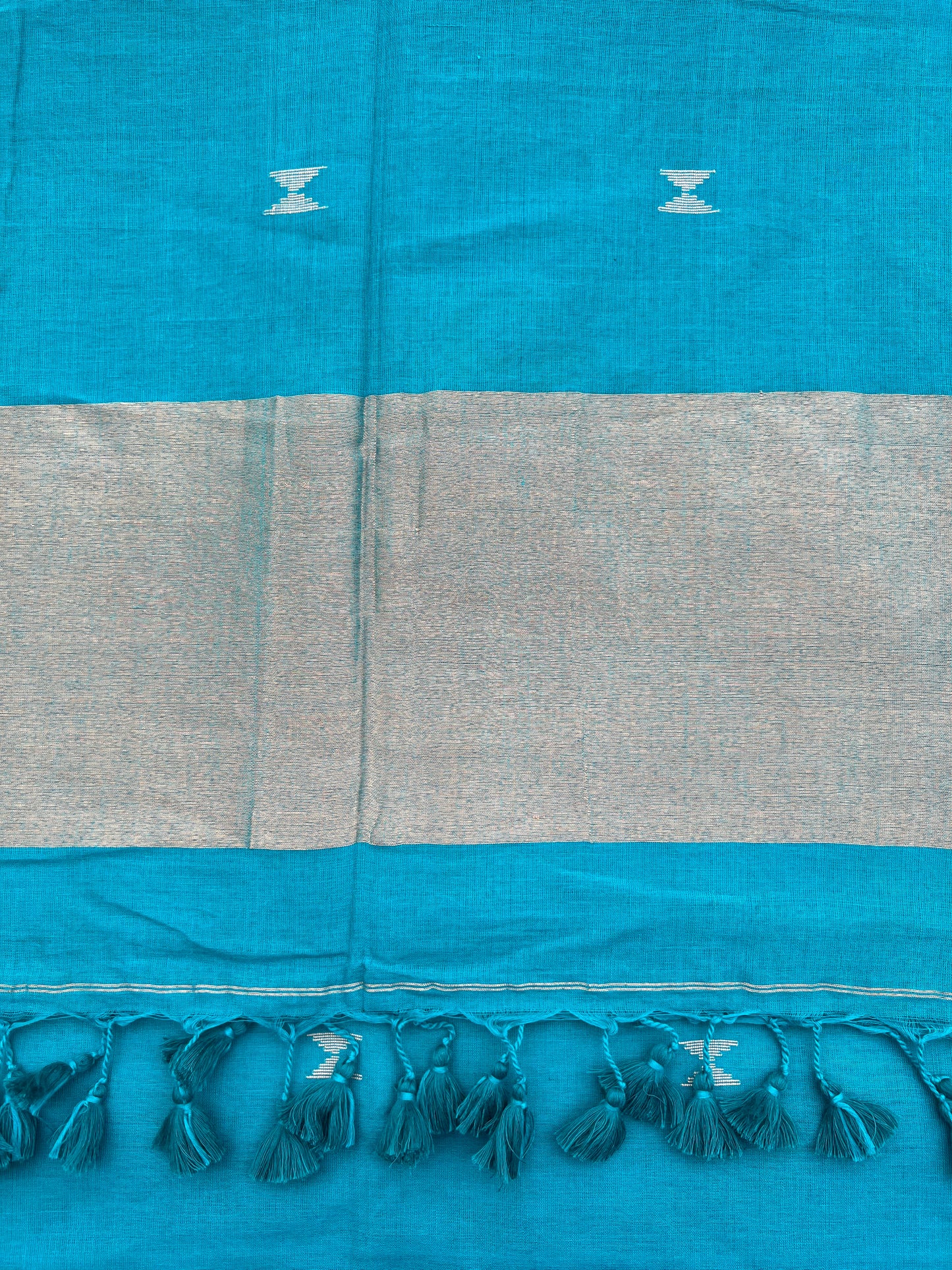 Greenish blue Handloom saree
