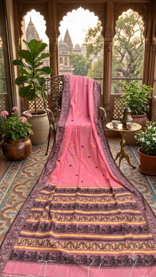 Pink Baluchari