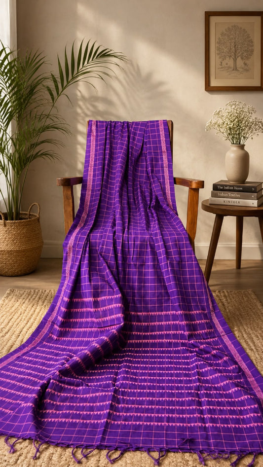 Purple checks Begumpuri