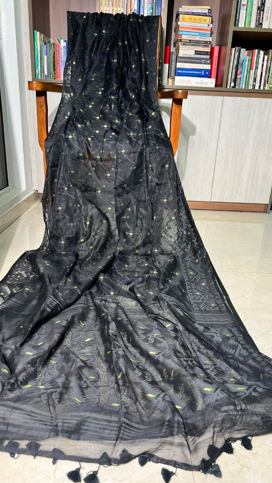 Black Dhakai Jamdani
