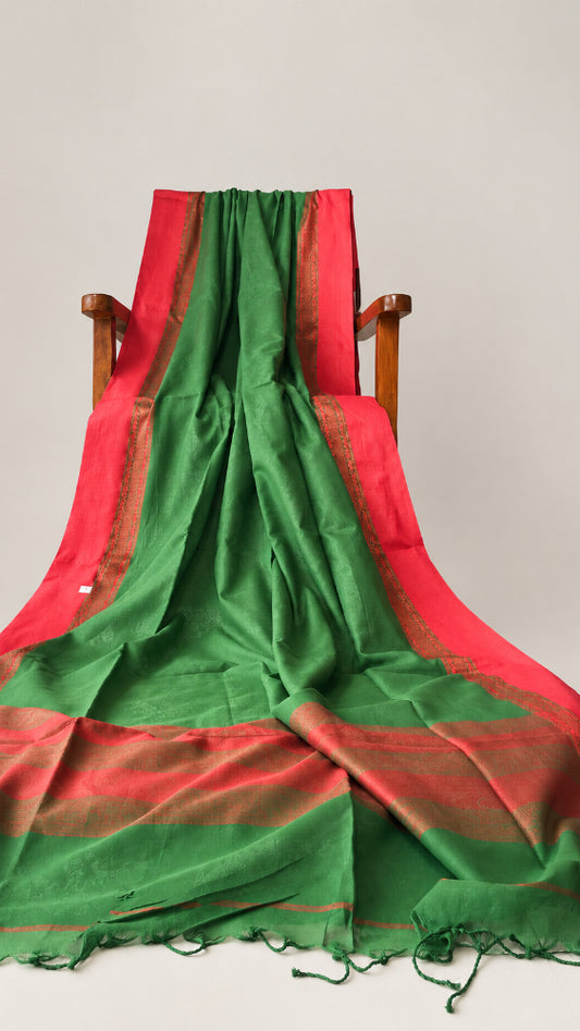 Green with Red border