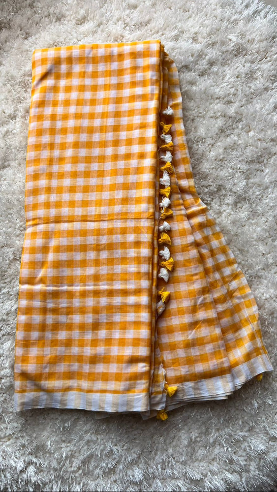 orange checks